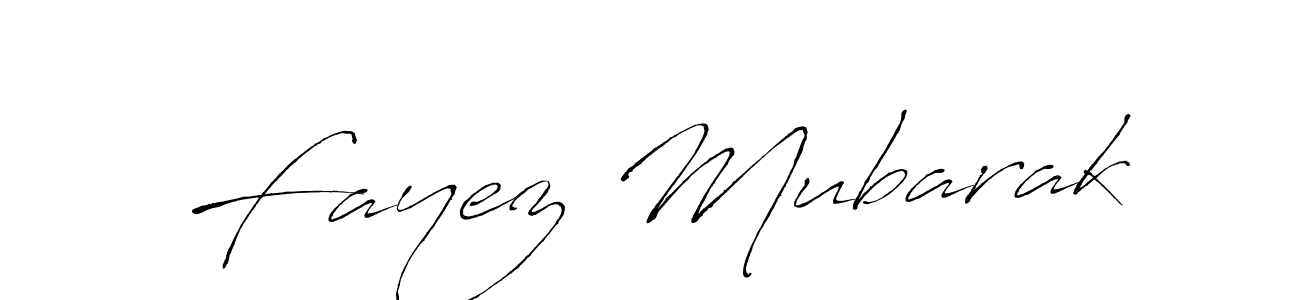 Design your own signature with our free online signature maker. With this signature software, you can create a handwritten (Antro_Vectra) signature for name Fayez Mubarak. Fayez Mubarak signature style 6 images and pictures png