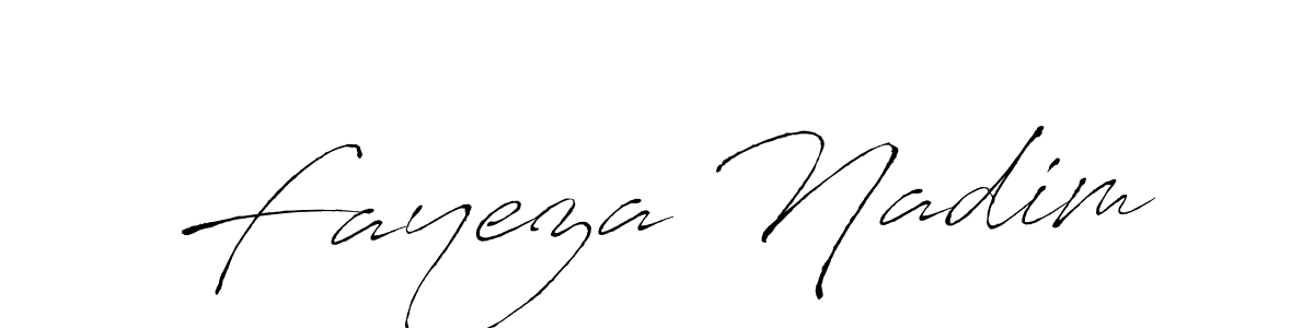 Use a signature maker to create a handwritten signature online. With this signature software, you can design (Antro_Vectra) your own signature for name Fayeza Nadim. Fayeza Nadim signature style 6 images and pictures png