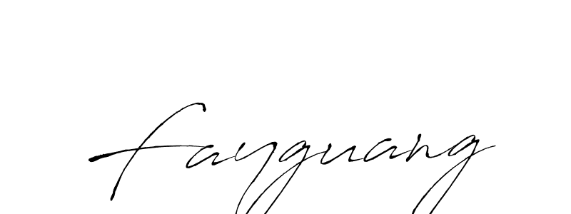 Design your own signature with our free online signature maker. With this signature software, you can create a handwritten (Antro_Vectra) signature for name Fayguang. Fayguang signature style 6 images and pictures png