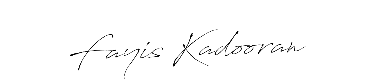 Create a beautiful signature design for name Fayis Kadooran. With this signature (Antro_Vectra) fonts, you can make a handwritten signature for free. Fayis Kadooran signature style 6 images and pictures png