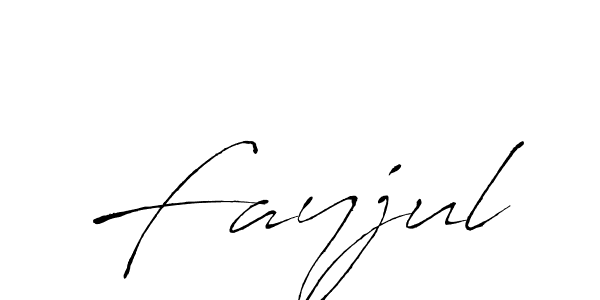 How to make Fayjul signature? Antro_Vectra is a professional autograph style. Create handwritten signature for Fayjul name. Fayjul signature style 6 images and pictures png