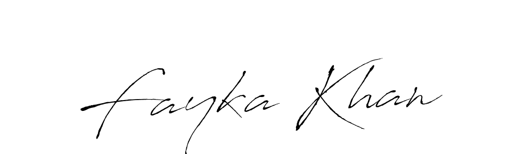 Fayka Khan stylish signature style. Best Handwritten Sign (Antro_Vectra) for my name. Handwritten Signature Collection Ideas for my name Fayka Khan. Fayka Khan signature style 6 images and pictures png
