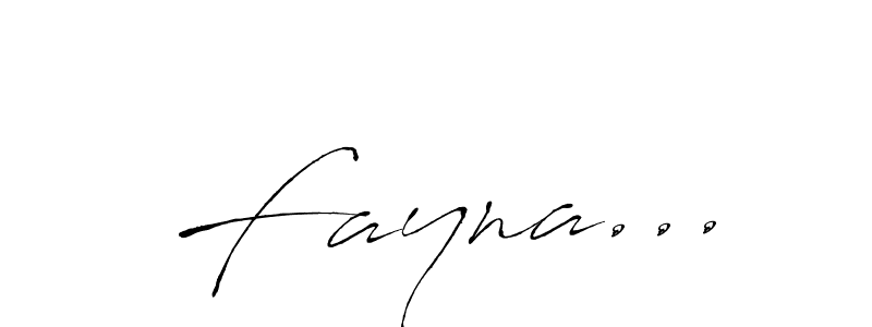 Use a signature maker to create a handwritten signature online. With this signature software, you can design (Antro_Vectra) your own signature for name Fayna.... Fayna... signature style 6 images and pictures png