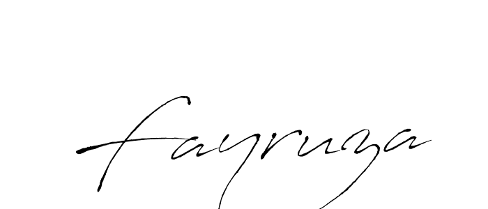 Fayruza stylish signature style. Best Handwritten Sign (Antro_Vectra) for my name. Handwritten Signature Collection Ideas for my name Fayruza. Fayruza signature style 6 images and pictures png