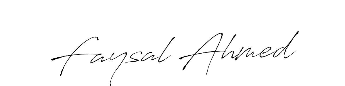 Faysal Ahmed stylish signature style. Best Handwritten Sign (Antro_Vectra) for my name. Handwritten Signature Collection Ideas for my name Faysal Ahmed. Faysal Ahmed signature style 6 images and pictures png