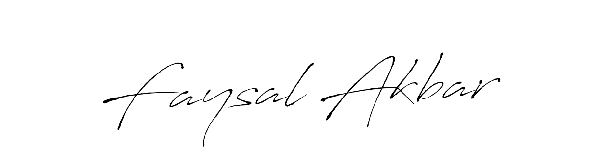 Create a beautiful signature design for name Faysal Akbar. With this signature (Antro_Vectra) fonts, you can make a handwritten signature for free. Faysal Akbar signature style 6 images and pictures png