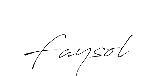 Also we have Faysol name is the best signature style. Create professional handwritten signature collection using Antro_Vectra autograph style. Faysol signature style 6 images and pictures png