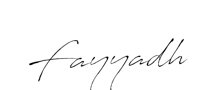 Fayyadh stylish signature style. Best Handwritten Sign (Antro_Vectra) for my name. Handwritten Signature Collection Ideas for my name Fayyadh. Fayyadh signature style 6 images and pictures png