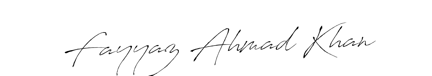 How to make Fayyaz Ahmad Khan signature? Antro_Vectra is a professional autograph style. Create handwritten signature for Fayyaz Ahmad Khan name. Fayyaz Ahmad Khan signature style 6 images and pictures png