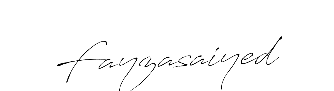 Use a signature maker to create a handwritten signature online. With this signature software, you can design (Antro_Vectra) your own signature for name Fayzasaiyed. Fayzasaiyed signature style 6 images and pictures png