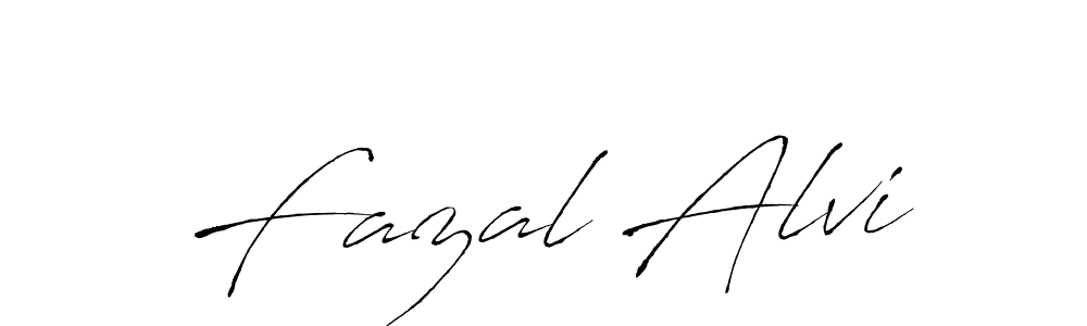 Create a beautiful signature design for name Fazal Alvi. With this signature (Antro_Vectra) fonts, you can make a handwritten signature for free. Fazal Alvi signature style 6 images and pictures png