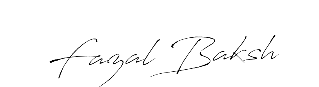 How to make Fazal Baksh name signature. Use Antro_Vectra style for creating short signs online. This is the latest handwritten sign. Fazal Baksh signature style 6 images and pictures png