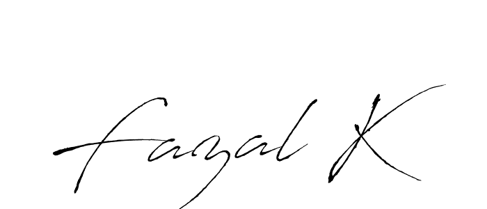 Also we have Fazal K name is the best signature style. Create professional handwritten signature collection using Antro_Vectra autograph style. Fazal K signature style 6 images and pictures png