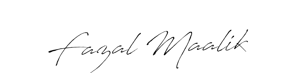 Make a beautiful signature design for name Fazal Maalik. With this signature (Antro_Vectra) style, you can create a handwritten signature for free. Fazal Maalik signature style 6 images and pictures png