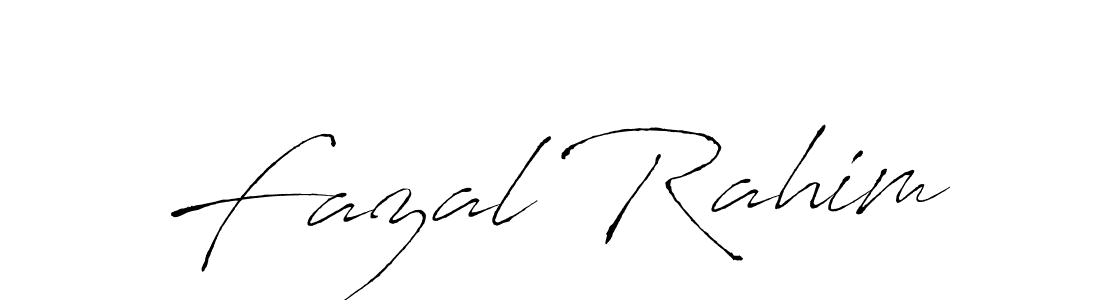 Fazal Rahim stylish signature style. Best Handwritten Sign (Antro_Vectra) for my name. Handwritten Signature Collection Ideas for my name Fazal Rahim. Fazal Rahim signature style 6 images and pictures png