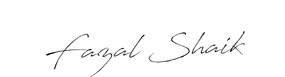 How to make Fazal Shaik name signature. Use Antro_Vectra style for creating short signs online. This is the latest handwritten sign. Fazal Shaik signature style 6 images and pictures png
