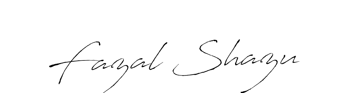 Fazal Shazu stylish signature style. Best Handwritten Sign (Antro_Vectra) for my name. Handwritten Signature Collection Ideas for my name Fazal Shazu. Fazal Shazu signature style 6 images and pictures png