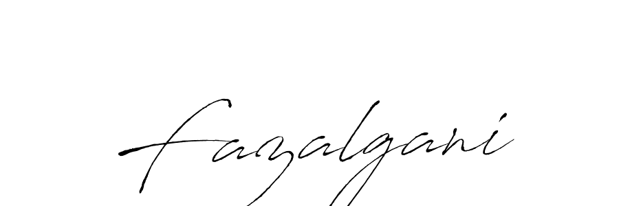 You should practise on your own different ways (Antro_Vectra) to write your name (Fazalgani) in signature. don't let someone else do it for you. Fazalgani signature style 6 images and pictures png