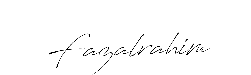 Design your own signature with our free online signature maker. With this signature software, you can create a handwritten (Antro_Vectra) signature for name Fazalrahim. Fazalrahim signature style 6 images and pictures png