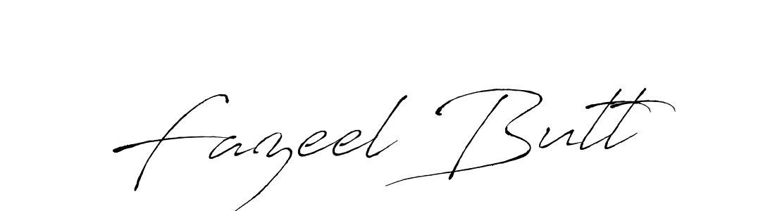 Fazeel Butt stylish signature style. Best Handwritten Sign (Antro_Vectra) for my name. Handwritten Signature Collection Ideas for my name Fazeel Butt. Fazeel Butt signature style 6 images and pictures png