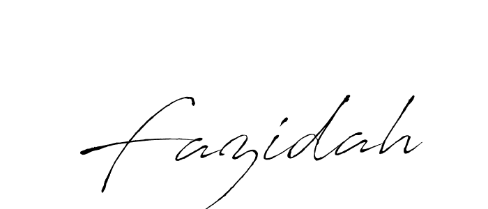 Create a beautiful signature design for name Fazidah. With this signature (Antro_Vectra) fonts, you can make a handwritten signature for free. Fazidah signature style 6 images and pictures png