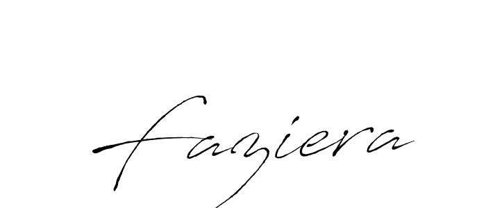 Faziera stylish signature style. Best Handwritten Sign (Antro_Vectra) for my name. Handwritten Signature Collection Ideas for my name Faziera. Faziera signature style 6 images and pictures png