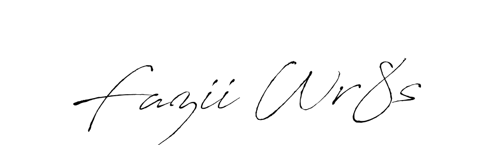 How to make Fazii Wr8s signature? Antro_Vectra is a professional autograph style. Create handwritten signature for Fazii Wr8s name. Fazii Wr8s signature style 6 images and pictures png