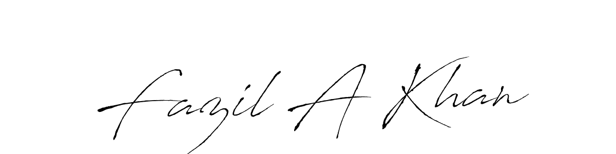 Also You can easily find your signature by using the search form. We will create Fazil A Khan name handwritten signature images for you free of cost using Antro_Vectra sign style. Fazil A Khan signature style 6 images and pictures png