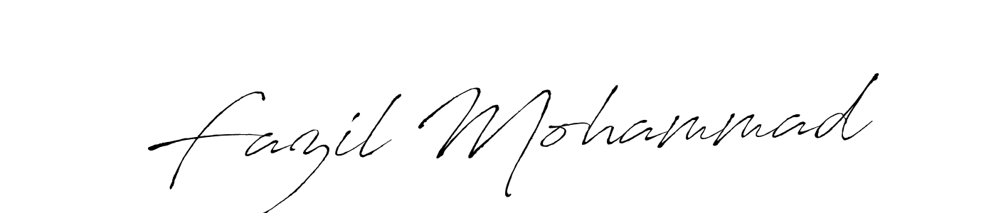 How to make Fazil Mohammad signature? Antro_Vectra is a professional autograph style. Create handwritten signature for Fazil Mohammad name. Fazil Mohammad signature style 6 images and pictures png