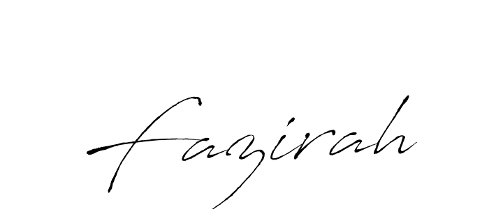 Make a beautiful signature design for name Fazirah. Use this online signature maker to create a handwritten signature for free. Fazirah signature style 6 images and pictures png