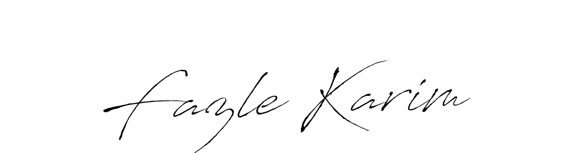 Create a beautiful signature design for name Fazle Karim. With this signature (Antro_Vectra) fonts, you can make a handwritten signature for free. Fazle Karim signature style 6 images and pictures png