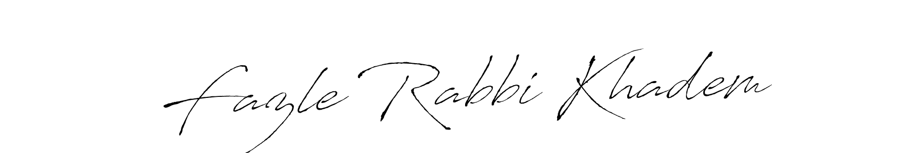 Create a beautiful signature design for name Fazle Rabbi Khadem. With this signature (Antro_Vectra) fonts, you can make a handwritten signature for free. Fazle Rabbi Khadem signature style 6 images and pictures png