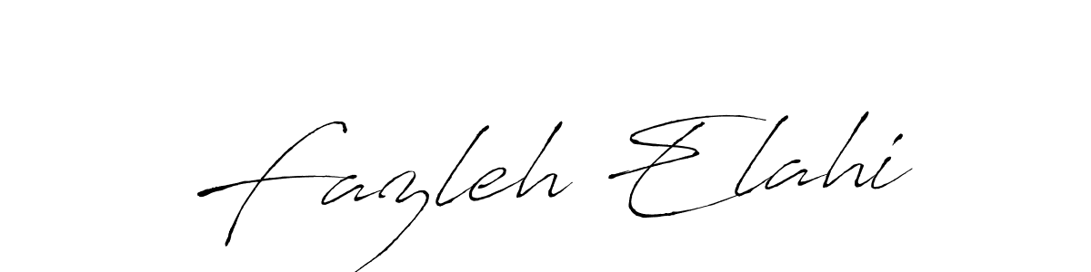 Make a beautiful signature design for name Fazleh Elahi. With this signature (Antro_Vectra) style, you can create a handwritten signature for free. Fazleh Elahi signature style 6 images and pictures png