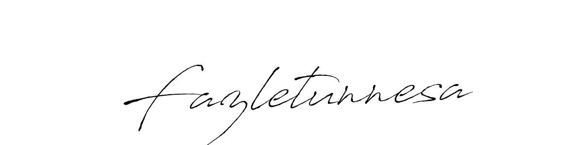 How to make Fazletunnesa name signature. Use Antro_Vectra style for creating short signs online. This is the latest handwritten sign. Fazletunnesa signature style 6 images and pictures png