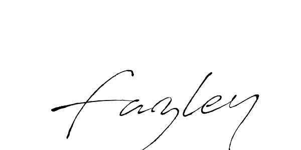 Make a beautiful signature design for name Fazley. With this signature (Antro_Vectra) style, you can create a handwritten signature for free. Fazley signature style 6 images and pictures png