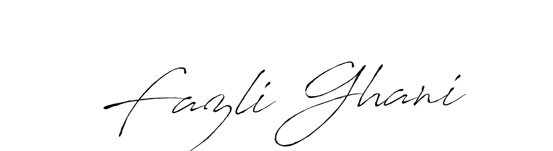 It looks lik you need a new signature style for name Fazli Ghani. Design unique handwritten (Antro_Vectra) signature with our free signature maker in just a few clicks. Fazli Ghani signature style 6 images and pictures png