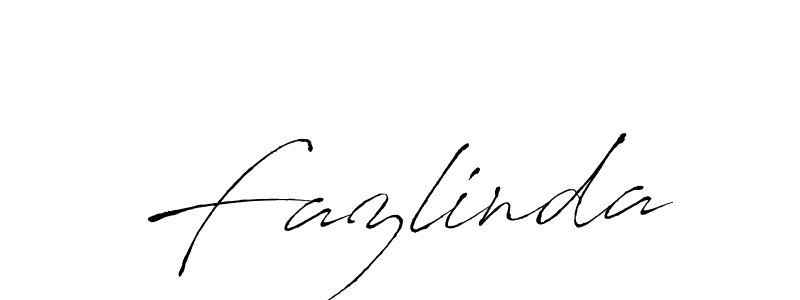 Use a signature maker to create a handwritten signature online. With this signature software, you can design (Antro_Vectra) your own signature for name Fazlinda. Fazlinda signature style 6 images and pictures png