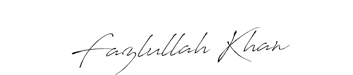 Antro_Vectra is a professional signature style that is perfect for those who want to add a touch of class to their signature. It is also a great choice for those who want to make their signature more unique. Get Fazlullah Khan name to fancy signature for free. Fazlullah Khan signature style 6 images and pictures png