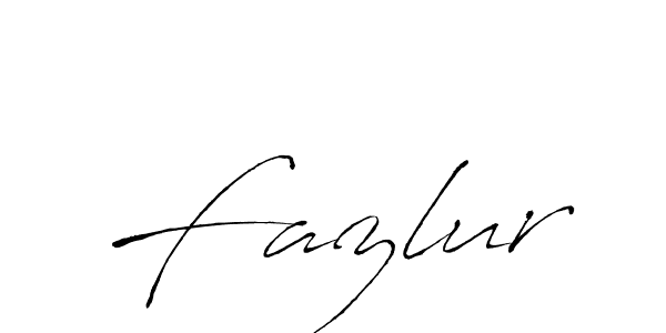 Make a beautiful signature design for name Fazlur. With this signature (Antro_Vectra) style, you can create a handwritten signature for free. Fazlur signature style 6 images and pictures png