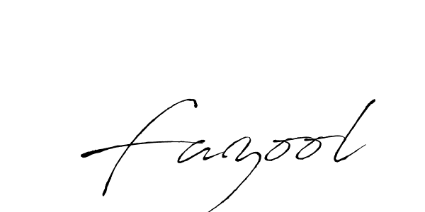 Design your own signature with our free online signature maker. With this signature software, you can create a handwritten (Antro_Vectra) signature for name Fazool. Fazool signature style 6 images and pictures png