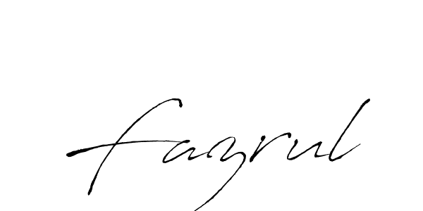 How to make Fazrul name signature. Use Antro_Vectra style for creating short signs online. This is the latest handwritten sign. Fazrul signature style 6 images and pictures png