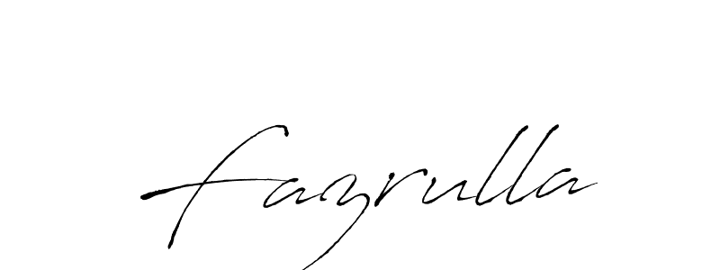 How to make Fazrulla name signature. Use Antro_Vectra style for creating short signs online. This is the latest handwritten sign. Fazrulla signature style 6 images and pictures png