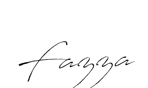 Create a beautiful signature design for name Fazza. With this signature (Antro_Vectra) fonts, you can make a handwritten signature for free. Fazza signature style 6 images and pictures png