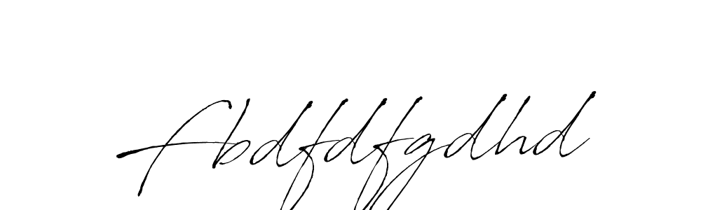 Design your own signature with our free online signature maker. With this signature software, you can create a handwritten (Antro_Vectra) signature for name Fbdfdfgdhd. Fbdfdfgdhd signature style 6 images and pictures png