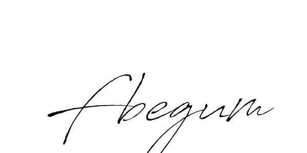 Create a beautiful signature design for name Fbegum. With this signature (Antro_Vectra) fonts, you can make a handwritten signature for free. Fbegum signature style 6 images and pictures png
