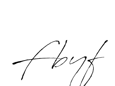 How to make Fbyf name signature. Use Antro_Vectra style for creating short signs online. This is the latest handwritten sign. Fbyf signature style 6 images and pictures png