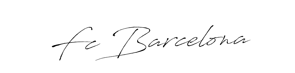 Fc Barcelona stylish signature style. Best Handwritten Sign (Antro_Vectra) for my name. Handwritten Signature Collection Ideas for my name Fc Barcelona. Fc Barcelona signature style 6 images and pictures png