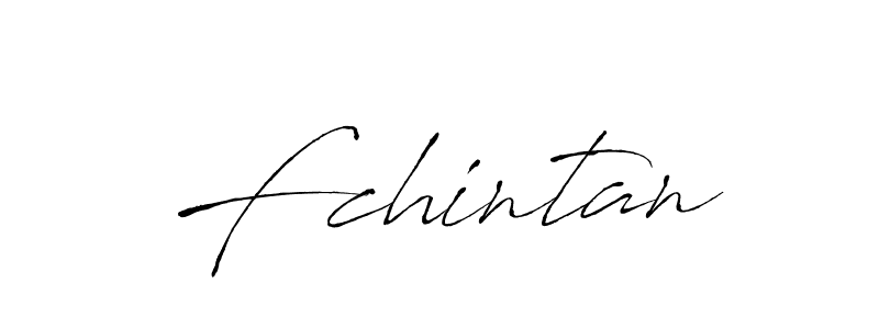 Use a signature maker to create a handwritten signature online. With this signature software, you can design (Antro_Vectra) your own signature for name Fchintan. Fchintan signature style 6 images and pictures png