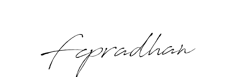 How to make Fcpradhan name signature. Use Antro_Vectra style for creating short signs online. This is the latest handwritten sign. Fcpradhan signature style 6 images and pictures png