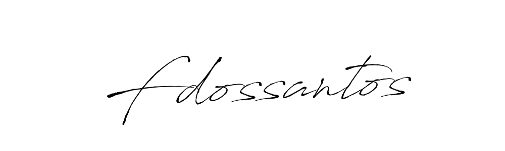 How to make Fdossantos name signature. Use Antro_Vectra style for creating short signs online. This is the latest handwritten sign. Fdossantos signature style 6 images and pictures png